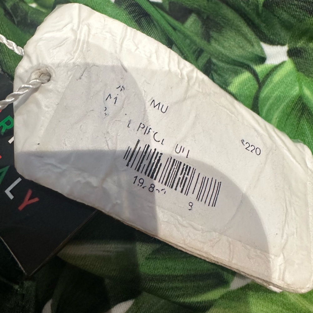 Milly Wrap One Piece Swimsuit Size Medium New with Tags Flawed - Picture 12 of 13